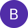 White letter B on a solid purple circle background, likely a logo or avatar.